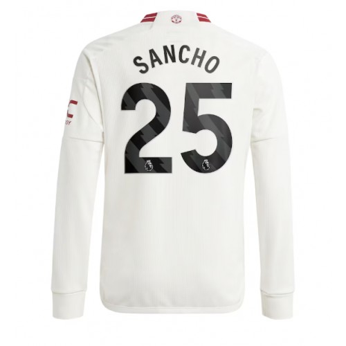 Pánský Fotbalový dres Manchester United Jadon Sancho #25 2023-24 Třetí Dlouhý Rukáv